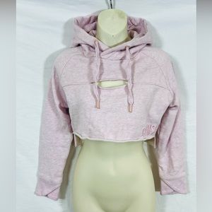 Gymshark Cropped Pink Hoodie